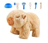 Electric Walking Capybara - Interactive Electronic Pet Toy, Playful Moving Plush Companion, Engaging Pretend Activity for Kids Boys Girls, Capybara Playmate, Soft Animated Brown Toy