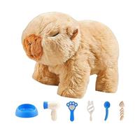 Electric Walking Capybara Toy, Interactive Electronic Pet, 20cm Walking Plush for Kids Playroom Nursery Travel, Soft Plush Capybara for , Animal Toy with Realistic Movements, Preschool