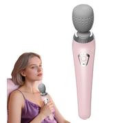 Electric Wand Massager, Personal Body Massager, Rechargeable Relaxation Tool, Powerful Vibration, Ergonomic Design, 1 Piece Black, Portable Compact Ideal for Women Foot Neck Back