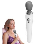 Electric Wand Massager, Personal Body Massager, Rechargeable Relaxation Tool, Powerful Vibration, Ergonomic Design, 1 Piece Black, Portable Compact Ideal for Women Foot Neck Back