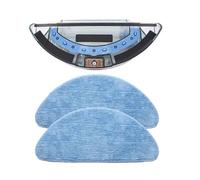 Electric Water Tank for Robot Vacuum Cleaner. Compatible for Tesvor X500 Pro / S6 / M1 / T8 Robot Vacuum Cleaner Replacement Parts(1 Water Tank 2 Mops)