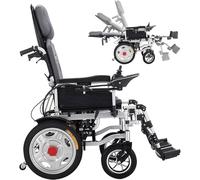 Electric Wheelchairs Large Pneumatic Tires 16 Inch Motorized Folding Chair for Adults Seniors Disability Motors 2X250w Heavy Duty(A)