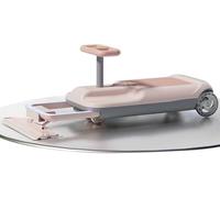 Electric Wigglecar Ride Can Mop The Floor,5-15mph Children's Twistcar Simulated Throttle Pedal Large Storage Space Anti-Rollover, 100kg Load(Pink)