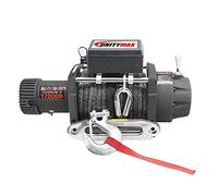 Electric Winch for 4x4 Off Road Synthetic Rope with 17000lbs Car Universal Winch Big Power Wire Hoist for Garage Warehouses