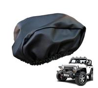 Electric Winch Protector - Motor Guard, Power Shield for Vehicle Recovery, Leather Cable Defender with Polyester Lining, Utility Gear Load Protector for Workshop and Field Tasks