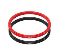 Electric Wire Tinned Copper Cable-2 Separate Red And Black Wires Each For Drones,3d Printers,Batteries,Speaker Wires,Led Strips (20 Awg,2.5m)-Marque Générale Noir