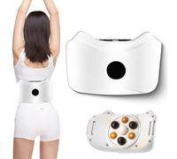 Electric Wireless Abdominal Massager, for Fat Burning, 2025 Upgrade Portable Massager for Flattening Belly, with 3 Massage Modes, for Abdomen, Legs, Hip and Back (1 set)