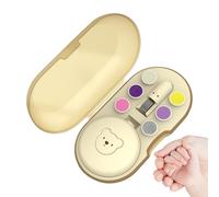 Electrical Baby Nail Clipper LED Recolonds à LED redoutable, opération extrêmement silencieuse | Infirmière compacte à un bouton pour bébés, fichiers sûrs et doux de petit doigt et d'ongles