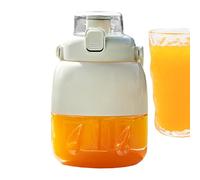 Electrical Citrus Press Mélangeur de jus personnel avec poignée et biplan | Smileur de citron USB sans fil 800 ml pour la maison, le bureau, le camping, le sport, les voyages