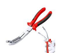 Electrical Disconnect Pliers, Automotive Assembly Clamp, 8.66in Curved Jaw Tool, Strong Grip Design, Heat-Resistant Build for Car Repairs, Engine Preheating Plug, Daily Maintenance