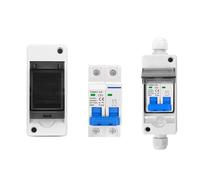 Electrical Distribution Box AC DC Solar Circuit Breaker MCB 63A RCBO PC Junction Wire Box HT Outdoor MQXFCZUX(HT-2 and AC MCB,16A)