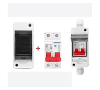 Electrical Distribution Box AC DC Solar Circuit Breaker MCB 63A RCBO PC Junction Wire Box HT Outdoor MQXFCZUX(HT-2 and DC MCB,25A)