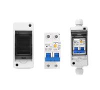 Electrical Distribution Box AC DC Solar Circuit Breaker MCB 63A RCBO PC Junction Wire Box HT Outdoor MQXFCZUX(HT-2 and RCBO,16A)