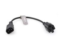 Electrical Equipment Server UPS PDU IEC320 C14 to NEMA 5-15R 10A 250V Power Cord Extension Cable (1pcs)