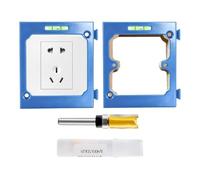 Electrical Outlet - Template 86 Type Slotting Cutout Guide With Contour