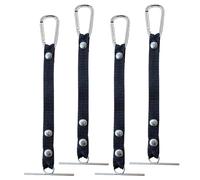 Electrical Tape Holders - 4 Pieces Tape Thong Set for Tool Belts | 18x6x0.5cm Electrical Tapes Holders | Gadget Organizer with Clip Strip for Warehouse Construction Drywall Car Automotive Electrician