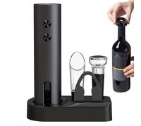 Electrical Wine Opener - Easy Cork Remover Tool, Automatic Wine Opening Set, Kitchen Accessory, Cordless Bottle Opener for Home Apartment Bartender Restaurant Wedding Party