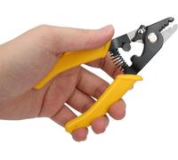 Electrician Denuder Pliers,CFS¿3 Stripping Pliers for Fiber Optic 3 Holes,Cutting Pliers Electrician Tool Stripping Tool for Solid and Stranded Wires