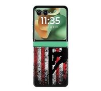Electrician Lineman American Flag Etui Coque Housse pour Motorola Razr 60, Razr 2025