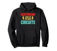 Electrician Lord of The Short Circuits Electrical Engineers Sweat à Capuche