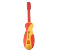 Electrician Specialty Jeu de douilles isolées 1000 V avec manchon haute tension certifié VDE Poignée TPE 4-14 mm Clé hexagonale 12 mm