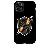 Électricien Bolt Lightning Fist Ouvrier Électrique Zeus God Coque pour iPhone 11 Pro