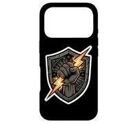 Électricien Bolt Lightning Fist Ouvrier Électrique Zeus God Coque pour iPhone 17 Pro