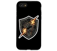 Électricien Bolt Lightning Fist Ouvrier Électrique Zeus God Coque pour iPhone SE (2020) / 7/8