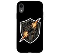 Électricien Bolt Lightning Fist Ouvrier Électrique Zeus God Coque pour iPhone XR
