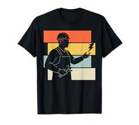 Électricien électricité Lumière Ouvrier Retro T-Shirt