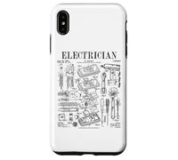 Électricien Outils Électriques Vintage Brevet Impression Coque pour iPhone XS Max