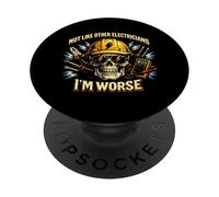 Électricien Vintage Autre électricien n'est Pas comme Je suis Pire PopSockets PopGrip Adhésif