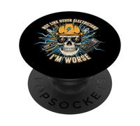 Électricien Vintage Autre électricien n'est Pas comme Je suis Pire PopSockets PopGrip Adhésif
