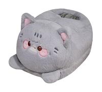 Électricité plus chaude, conception de dessins animés mignons, coussinet de chauffage ultra doux, muff de pied chauffé, réchauffeur de pieds en toison à moteur USB, pour la relaxation intérieure