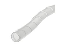 Electriduct Gaine de câble spiralée extensible en polyéthylène pour protection contre l'abrasion - 0,6 cm - 30,6 m - Transparent