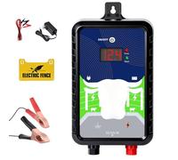 Électrificateur de Clôture Électrique 4 Joules , 24km/15 Miles IP65 Étanche | Alimentation Secteur/Batterie/Solaire - Choc Puissant pour La Protection des Animaux et Dissuasion des Grands Prédateurs