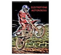 Electrifying Motorcross (Wall Calendar 2026 DIN A3 portrait), CALVENDO 12 Month Wall Calendar: Electrifying motorcross madness