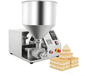 électrique à beignets avec injecteur de crème et distributeur de confiture en acier inoxydable de 12 litres boulangerie