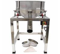 éLectrique Automatique Tamis Shaker Tamis vibrant en acier inoxydable avec 2 tamis pour filtrer les poudres, les particules, la farine et les liquides