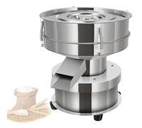 éLectrique Automatique Tamis Shaker Tamis vibrant en acier inoxydable pour aliments, 2 filets et 1 couvercle, 10 cm