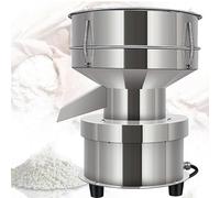 éLectrique Automatique Tamis Shaker Tamis vibrant en acier inoxydable pour le traitement de la farine, tamiseur de poudre, tamiseur commercial, 1 350 n/min avec 2 tamis de 11,8 pouces de dia
