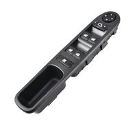 Électrique Bouton Vitre Pour Citroen Pour C4 2004-2011 Commande Principale Lève-vitre Électrique Conduite Gauche Avec Bouton Rétroviseur Intérieur Référence 6554.HA(Round panel)