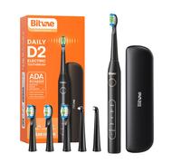 Électrique Brosse à Dents Sonique Bitva Unisexe, 5 Modes, 6 Ersatzaufsätze