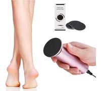 Électrique Callus Remover, Ravifun Foot File Pedicure Tool with Speed Controller and 60pcs Replacement Sandpaper Disk for Men Women Dead Dry Crack Skin