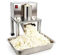 Électrique découpe nourriture acier inoxydable,taille coupe 10/12/15Mm | Coupe-légumes commercial, conception amovible for pommes de terre, radis, concombre et préparation de cuisine(15MM)