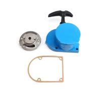 Électrique Démarreur À Tirette En Alliage Pour Moteur 49cc, 66cc, 70cc, 80cc, Vélo Motorisé, Poignée De Démarrage Rappel Moteur Start Démarreur(Bleu)