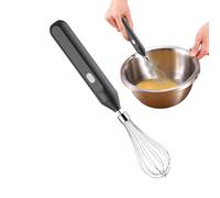 Électrique Egg Beater, 3-Speed USB Rechargeable Handheld Mixer, 1,38 x 1,18 x 7,09 pouces Battery-Powered Coffee Frother, Automatic Egg Stirrer for Hot Chocolate and Salad Dressing