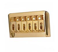 électrique Guitare chevalet Guitare Électrique Hardtail 6 String Bridge Selle pour Strat pour Tele (Color : Gold)