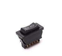 Electrique Interrupteur Leve-Vitre Interrupteur de vitre électrique universel pour voiture, 12 V, 20 A, 5 broches, noir Bouton Lève Vitre(1piece)