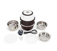 Électrique Lunch Box Portable Chauffe-aliments 3 couches 2L Mini Micro-ondes Multifonctionnel Cuiseur Vapeur Chauffé Lunch Box